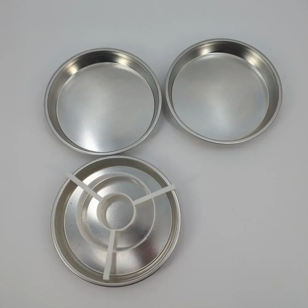 Vintage Chicago Metallic Checkerboard Cake Pan Set 9